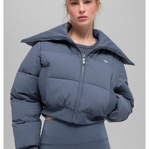 ALO Yoga Women's Charcoal Puffer Jacket